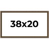 PosterPalooza | Sculpted Gold Picture Frame - UV Acrylic, Backing Board, Hanging Hardware Included - 2 of 4