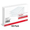Staples 4" x 6" Line Ruled White Index Cards 100/Pack (51001) TR51001 - 2 of 4