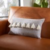 Nesala Pillow - Grey/White - 12"X20" - Safavieh - 2 of 3