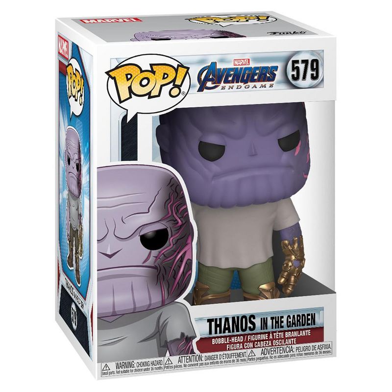 Funko Pop! Marvel: Avengers Endgame - Casual Thanos with Gauntlet, 3 of 4