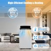 Tangkula 4-in-1 Portable Air Conditioner 12000 BTU Smart Floor Air Cooler w/ Heater Fan & Dehumidifier - 2 of 4
