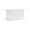 vidaXL Coffee Table White 40.2"x21.9"x15.7" Engineered Wood - 2 of 4