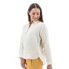 Aventura Clothing Women's Kelford Organic Long Sleeve Top - Egret, Size Large - 4 of 4