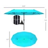 Patio Umbrella 15ft Double-Sided Outdoor Market Extra Large Umbrella with Crank Handle for Backyard - 3 of 4