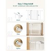 Babelio PressGuard P7 Baby and Pet Gate, Expandable Pressure Mounted No Drill Safety Gate for Stairs and Doorways - 4 of 4