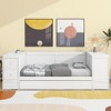 Twin Size Daybed with Storage Arms, Trundle and Charging Station - 2 of 4