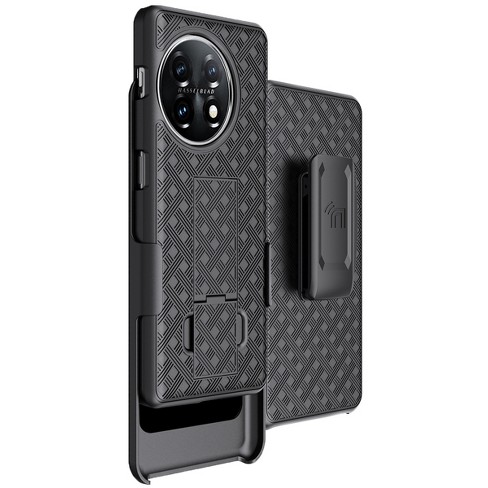 Nakedcellphone Combo For Oneplus 11 5g Phone - Slim Case With Stand And  Belt Clip Holster - Black : Target