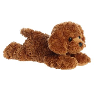 Aurora Medium Tucker Flopsie Adorable Stuffed Animal Brown 12" - 1 of 4