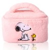 Peanuts Snoopy Fluffy Cosmetic Bag for Travel - Soft Plush Toiletry Makeup Cosmetic Jewelry Pouch - 2 of 4