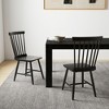 Tangkula Dining Chair Set of 4 Solid Wood Windsor Chair w/ High Spindle Back & Wide Seat - 3 of 4