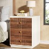 Tribesigns Wood 3-Drawer Nightstand with Wood Knobs - 4 of 4