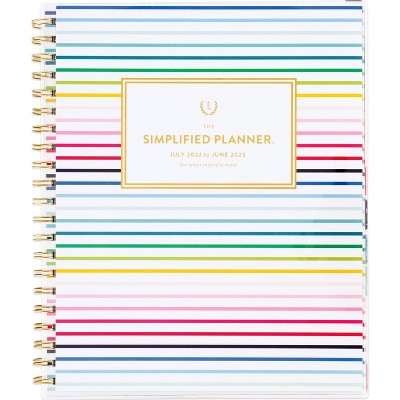 2022-23 Academic Planner Weekly/Monthly CYO Happy Stripe - Emily Ley for At-A-Glance