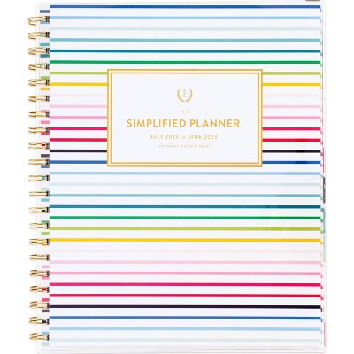 Photo 1 of 2022-23 Academic Planner CYO 8.375x11 Happy Stripe - Emily Ley for At-A-Glance