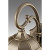 Progress Lighting Verdae 3-Light Outdoor Post Lantern, Steel, Black, Clear Seeded Glass - 4 of 4