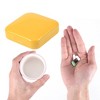 Unique Bargains Square 2 Compartment Pill Case 1 Pc - 4 of 4