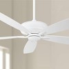 60" Minka Aire Modern Large Indoor Ceiling Fan with Remote Control White for Living Room Kitchen Bedroom Family Dining Home Office - image 2 of 4