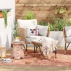 7' x 10' Sunset Moroccan Tapestry Woven Outdoor Rug Coral - Threshold™ - 2 of 4