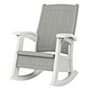 Suncast Outdoor Lightweight Portable Rocking Chair with 7 Gallon In-Seat Storage, Porch, Patio, Deck Furniture, 375 Pound Capacity, Dove Gray (4 Pack) - 3 of 4