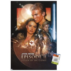 Trends International Star Wars: Attack of the Clones - One Sheet (No Billing Block) Unframed Wall Poster Prints - 1 of 4