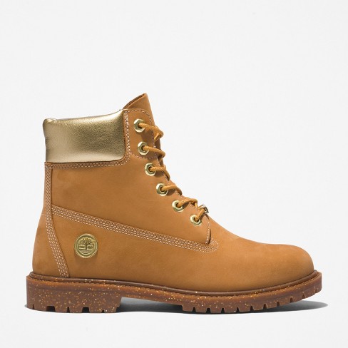 Timberland Men's 6 Inch Waterproof Basic Ankle Boots Wheat Nubuck