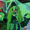 Whisen Battery-Operated Halloween Pumpkin Ghost, Sound-Activated Scary Voice & LED Eyes - 3 of 4