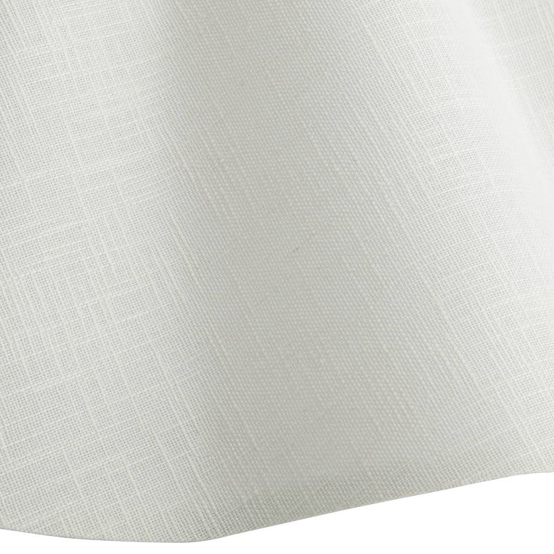 Springcrest 6" Top x 18" Bottom x 10" High x 10" Slant Lamp Shade Replacement Large White Wave Empire Modern Linen Fabric Spider Harp Finial, 2 of 8