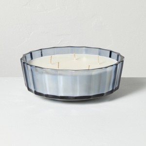 5 Wick XL Colored Glass Faceted Jar Candle 32oz - Hearth & Hand™ with Magnolia - 1 of 4