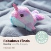 Bearington Lil Groovy Plush Stuffed Animal Rainbow Narwhal, 8 inches - 2 of 4