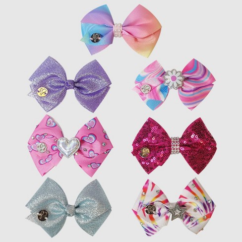 Girls' Jojo Siwa 7pk Mini Hair Bows : Target