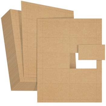 PrintWorks Half Sheet Perforated Paper, 8.5 x 11, 20 lb, 2500