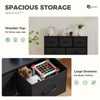 CENGHU Chest of Drawers Dresser for Bedroom, Closet Organizer and Storage with 2 Fabric Drawers Metal Frame and Wooden Top - 4 of 4
