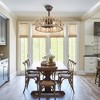 Bella Depot 18" Rustic Wood Cage Ceiling Fan 3-speed Reversible Fan with Light and Remote - 3 of 4
