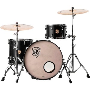 SJC Tour Series 3-Piece Shell Pack Matte Black - 1 of 1