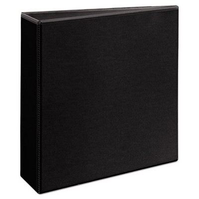 Avery Durable View Binder with DuraHinge and EZD Rings, 3 Rings, 3" Capacity, 11 x 8.5, Black, (9700)