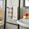 2pc Harvest Gnome Hand Towel Set - SKL Home: Cotton Jacquard, Midweight, Machine Washable, for All Ages - 2 of 4