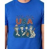 All-Stars of America T-Shirt Men's Baseball Inspired USA Tee - 4 of 4