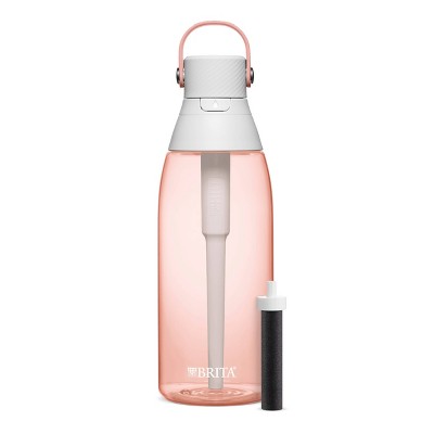 Brita Premium Filtering Bottle Hard Sided Blush 36oz 6/1ct