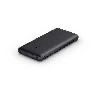 Belkin 10000mAh Power Bank with integrated cable - Black