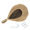 Unique Bargains Kitchen Hanging Garlic Potato Vegetable Fruit Teardrop Decor Hand-Woven Baskets - 3 of 4