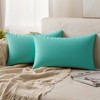Unique Bargains Velvet Modern Solid Couch Sofa Home Decorative Pillow Covers 2 Pcs - 2 of 4