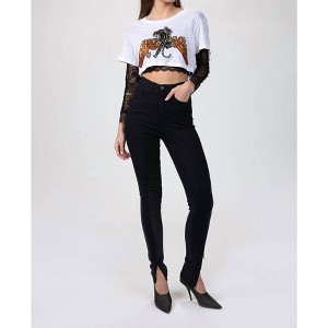 Women's HIGH RISE SKINNY ZIP JEAN - WE WORE WHAT - 1 of 4