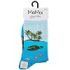 Memoi Women's Coral Reef Limited Edition Cotton Blend Crew Sock Ocean Depths 9-11 - 4 of 4