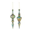 Melrose Irredescent Glass Drop Ornament (Set of 6) - 2 of 4