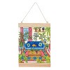 Color By Number Wall Art Plant Room - Faber-Castell: DIY Craft Kit for Kids, Includes Colored Pencils & Markers - 2 of 3