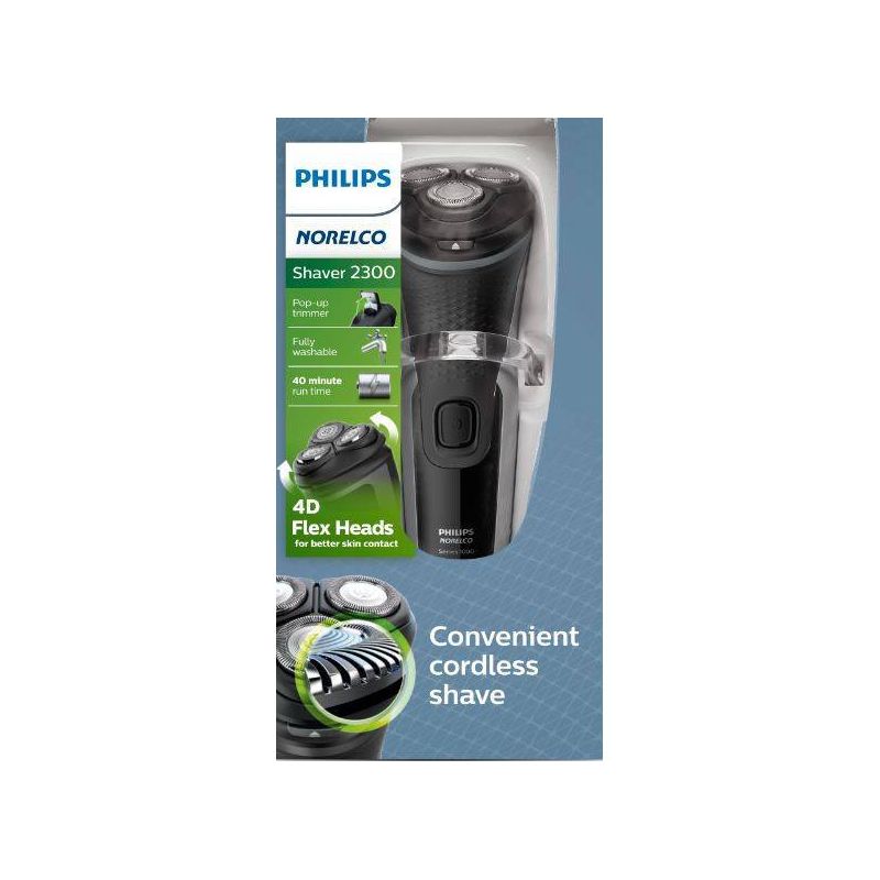 Philips Norelco Dry Men&#39;s Rechargeable Electric Shaver 2300 - S1211/81, 3 of 8