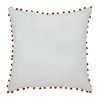 Give Thanks Wreath Pom Pom Pillow 18x18 - 2 of 4