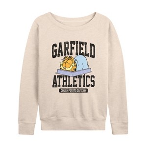 Women's - Garfield - Athletics Couch Potato Division Lightweight French Terry Slouchy - 1 of 4