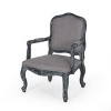 Christopher Knight Home Andrea French Country Upholstered Rubberwood Dining Armchairs (Set of 4) - 4 of 4
