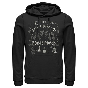 Men's Disney Hocus Pocus It's Just a Bunch of Hocus Pocus Icons Pull Over Hoodie - 1 of 3