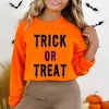 Simply Sage Market Women's Graphic Sweatshirt Trick Or Treat Puff Print - 2 of 4